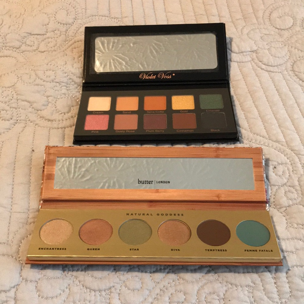 Violet Voss And Butter London Eyeshadow Palettes
